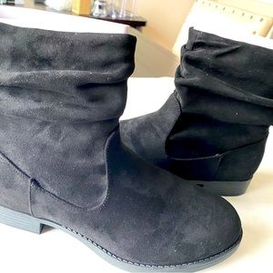 Black Suede Ankle Boots
